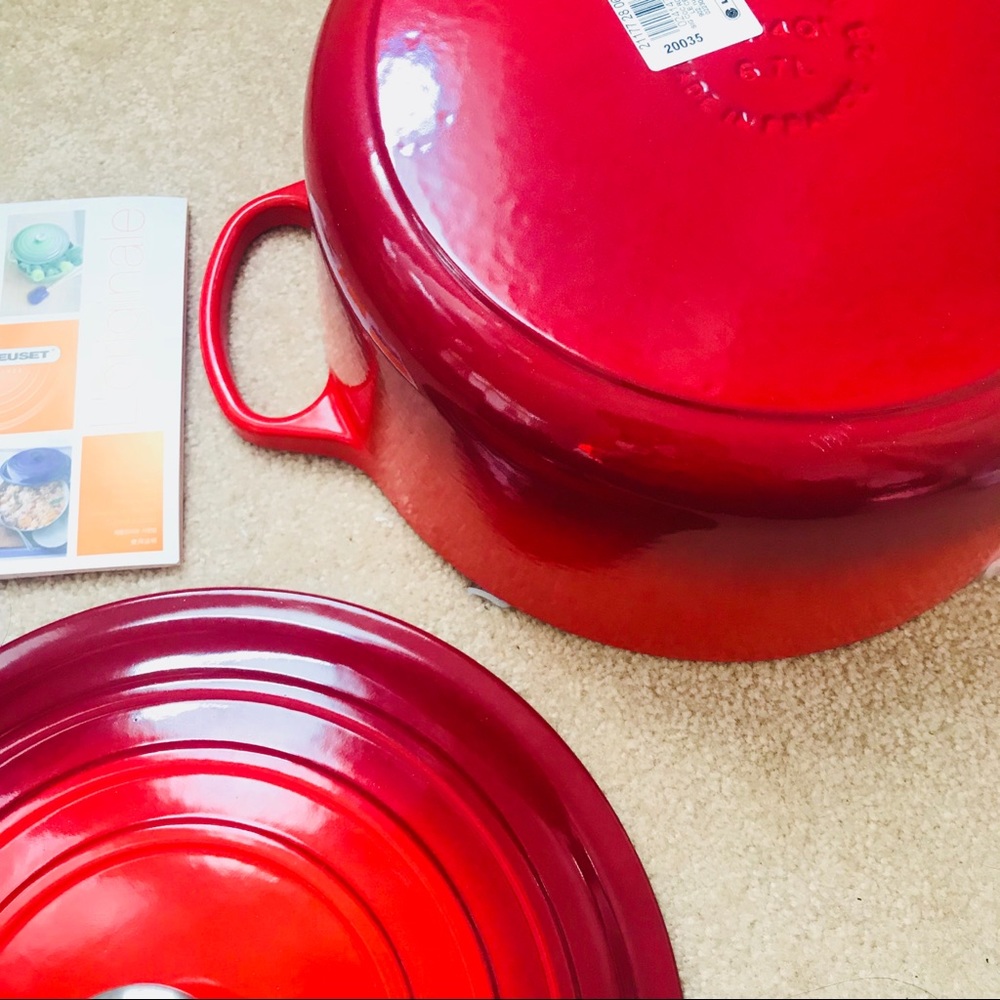 Le Creuset new #28 7.25qt Red - Picture 6 of 12